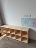 林之语全实木矮格子柜家用组合收纳储物柜八格小型书架置物架落地书柜 【全实木】松木无漆10格150x60 实拍图