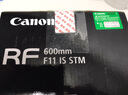佳能（Canon）RF全画幅专业微单定焦镜头适用于R3 R5二代 R5 R6 R6二代 R7 R8 R10 R50 RP R100广角人像微距镜头 RF600mm F11 IS STM 官方标配【京东 实拍图