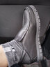 高哥内增高男鞋6cm春夏季鞋子软底软套脚休闲皮鞋隐形内增高鞋驾车鞋 黑色套脚 37 实拍图