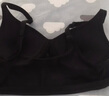 金三塔真丝无钢圈文胸里外100%桑蚕丝舒适性感内衣文胸 黑色-无背勾 2XL 实拍图