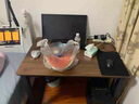 语森忆实木电脑桌台式卧室家用学生学习书桌办公桌长方形桌子 【升级实木生态板】拉丝橡 实拍图
