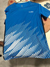 骆驼（CAMEL）羽毛球服男防晒速干运动两件套装 Y1S2TLF652-1 彩蓝/黑色 L 实拍图