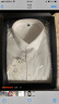 京东京造 短袖衬衫男100支纯棉成衣免烫白衬衫商务休闲正装衬衣 白色40 晒单实拍图
