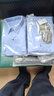 迪伽洛保安服短袖衬衫制服门卫物业酒店执勤服夏天户外训练服可定制 蓝色短袖+裤子+标贴 175/XL 实拍图