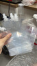 奥美优（AOmeiyou）一次性汤袋 奶油分装袋豆浆袋中药液体袋酸梅汤袋透明400ml 50个 实拍图
