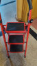 无敌兔 梯子家用折叠室内楼梯人字梯多功能加厚碳钢步梯爬梯便携 加厚款*碳钢材质*红色三步梯 实拍图