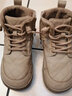 G.duck小黄鸭儿童二棉鞋冬季新款男童保暖棉靴女童休闲鞋雪地靴软底防滑 卡其色（加绒） 28 鞋内长17.9cm 实拍图