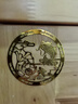 明恩鲤鱼莲花图贴卫生间金属贴莲花净秽生财贴鞋柜贴大门对厕所在西北 鲤鱼荷花贴【开门见鞋柜】 实拍图