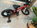 优贝（RoyalBaby）儿童自行车男女镁合金单车 月亮系列3-5岁 宇航员14寸 红色 实拍图