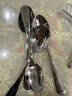 美厨（maxcook）不锈钢汤勺 汤匙加大勺子圆底餐勺饭勺调羹西餐勺 4件套MCGC0491 晒单实拍图