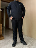 安踏男裤运动裤男秋冬季新款针织透气直筒裤子户外休闲跑步长裤卫裤男 （推荐款直筒裤）基础黑 千人购买 3XL /190 适合170-180斤 实拍图