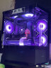 影驰 魅影MINI黑色海景房游戏电脑机箱（无立柱全视版/三面快拆/M-ATX/兼容240水冷/显卡限长350mm/） 晒单实拍图