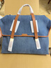 Songmont山下有松山行系列游历公文包帆布牛仔双肩包 大号 丹宁蓝升级款 预售30天 实拍图