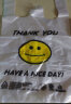 别颖（BIEYING）笑脸塑料袋加厚定做超市购物袋外卖食品打包袋背心透明方便手提袋 15*26/50只【普厚】 实拍图