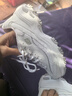 斯凯奇（Skechers）女鞋夏季小白鞋蕾丝休闲运动熊猫鞋黑色增高厚底老爹鞋11959 白色/WHT 35 实拍图