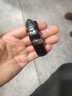 时仕手表带男真皮适用天梭浪琴欧米茄表带阿玛尼雷诺天王罗西尼美度表带蝴蝶扣 黑色黑线【银色扣】 21mm 实拍图