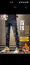 JEEP SPIRIT吉普牛仔裤男秋冬季弹力修身休闲裤新复古回潮裤子 黑色加绒 31 实拍图