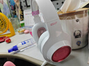 漫步者（EDIFIER）HECATE G2无线版 2.4G有线蓝牙四模头戴式耳机电竞游戏电脑无线专用三角洲FPS吃鸡无畏契约 雾光粉 实拍图