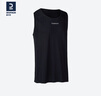 迪卡侬（DECATHLON）篮球服无袖运动背心男士宽松速干训练比赛球衣夏季TARMAK 黑色 L 实拍图
