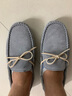 CCE豆豆鞋 手工英伦耐磨驾车休闲鞋男懒人鞋子男5131 灰色（运动码 脚背高宽加1码） 41 实拍图