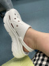 斯凯奇（Skechers）2024新款女鞋夏季泡泡鞋软弹厚底缓震外穿洞洞鞋凉拖鞋111127 晒单实拍图