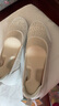 斯凯奇（Skechers）单鞋女鞋夏季透气舒适一脚蹬平底浅口轻便休闲鞋工作鞋100686 实拍图
