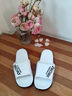 安尚芬无致癌物质认证凉拖鞋男士室内外穿软底浴室防滑情侣居家户外拖鞋 白色 44-45 适合43-44 实拍图