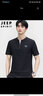 JEEP SPIRIT吉普T恤男夏季短袖男士V领纯色上衣透气短袖T恤男款 黑色 4XL  实拍图