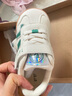 泰兰尼斯秋冬季婴儿学步鞋网布加绒防踢防滑面包鞋1-3岁男女宝宝机能童鞋 白/绿 秋季超纤 25 鞋内长16.0cm适合脚长15.0 实拍图