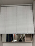 玺加电动铝百叶帘加厚耐脏免打孔厨房浴室办公室防水遮光帘智能语音 【热销推荐】C型2.5宽-珍珠亮白 实拍图