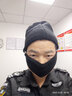 北诺 帽子女冬针织毛线帽子男女通用脖套面罩加绒保暖户外御寒护耳帽 黑色（帽子围脖面罩 三件套） 实拍图