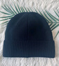 JEEP羊毛帽子冬季男女通用户外保暖毛线帽防风潮流破洞针织帽 油墨黑 实拍图