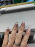 美杜 穿戴甲美甲贴片日常宴会指甲贴24片含果冻胶可拆美甲延长假指甲 冰透猫眼 24片 实拍图