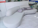 雅迪澳 布艺沙发 设计师异形沙发现代别墅客厅意式轻奢羊羔绒多人半圆弧形家具 3.4米沙发【科技布】 实拍图