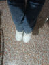 浪莎（LangSha）品牌老爹鞋女2025最新款秋冬女款鞋子内增高小白鞋软底加绒运动鞋 白色皮面 39 实拍图