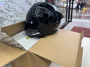 GSB摩托车头盔冬季防冻保暖男女盔3C电动车摩托车通勤竞速头盔gsb361 闪光黑配透明镜片+顺丰快递 XXL（建议58-59头围） 实拍图