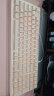 惠普（HP）K300游戏键盘 USB接口台式机笔记本电脑通用网吧吃鸡机械手感有线电竞键盘 奶茶色-暖橙光 有线 晒单实拍图