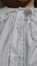 叶紫枫（YEZIFENG）长袖衬衫女春季新款韩版娃娃领荷叶边雪纺衫衬衫甜美女士上衣小衫 白色 M 晒单实拍图