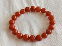 石玥珠宝精品9-10mm凉山南红玛瑙手串本命年转运珠手链男女士款礼物 实拍图