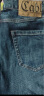 CABBEEN卡宾男2022年秋冬季新款莱卡高弹牛仔裤男休闲破洞小脚裤修身 蔚蓝色47 29 晒单实拍图