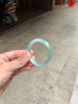 墨韵 翡翠手镯冰糯种缅甸玉镯子处理平安镯送妈妈送老婆礼物首选 内径圈口58-59mm附证书+礼品 实拍图