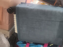 狄斯顿保罗  铝框行李箱男女新款拉杆箱万向轮拉杆箱大容量旅行箱登机密码箱 亮白色-加厚合金框【箱体可坐人】 20英寸 实拍图