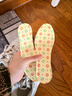 优诺康自发热鞋垫冬天自热加热鞋垫暖脚暖足贴12小时艾草暖宝宝暖脚神器 儿童专用【均码31-35】20片装 实拍图