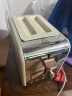 美的（Midea）灵感多士炉不锈钢内胆吐司机小型家用西式加宽2片双烤槽大功率面包片机RP01F 配置烘烤架 实拍图