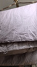 水星家纺枕套全棉枕头套100%纯棉A类枕头罩一对装双人家用48x74cm紫 实拍图