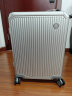 爱可乐（Echolac）铝镁合金行李箱20吋万向轮拉杆箱全金属旅行登机箱硬箱CTA148银色 晒单实拍图