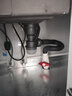 大漠山 pvc止回阀逆止阀排水管防溢水防反水防倒灌水槽下水管防臭50管 【白色】50管用简易球阀 实拍图