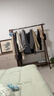 家逸衣帽架实木落地衣架卧室挂衣架可折叠衣架简约衣服架子榉木120cm 实拍图