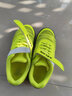 卡尔美（KELME）儿童足球鞋魔术贴免系带碎钉TF透气学生球鞋6873003 荧光绿 33 实拍图