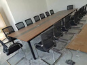 YOE.FTY会议桌长方形大型会议长桌培训桌长条办公桌工作台小型会议室桌椅 4.5*1.4米会议桌 实拍图